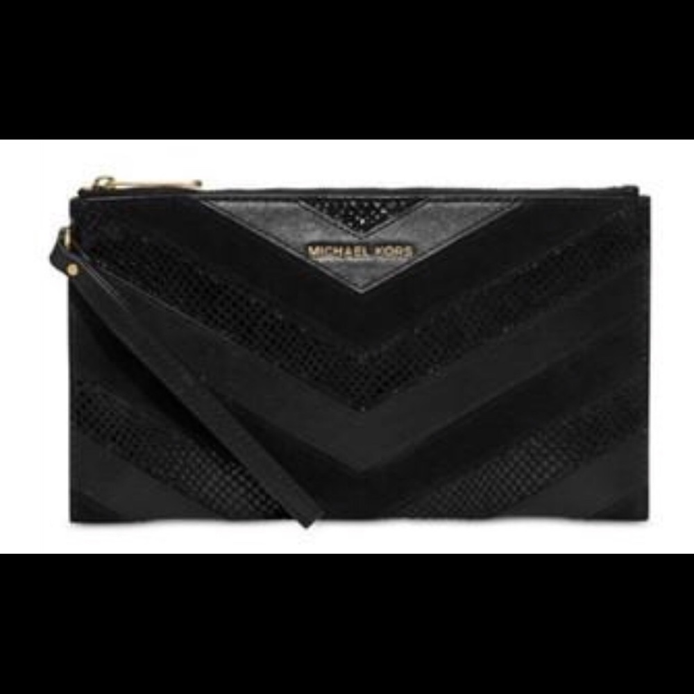 Michael Kors Bedford large clutch .